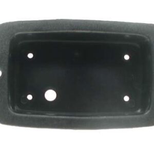 Taillight bezel for 1981 and newer Club Car DS golf carts. Durable black plastic replacement part.