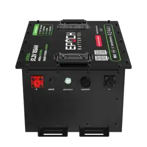 High-capacity Epoch 48V 105Ah LiFePO4 golf cart battery complete kit for reliable power.