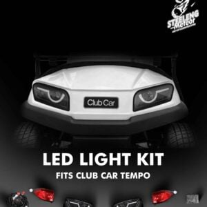 LED light kit for Club Car Tempo golf cart, enhances visibility and safety, easy installation, durab.