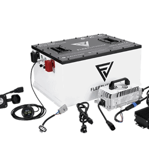 High-capacity 51V 160AH lithium battery for fleet carts and electric vehicles.