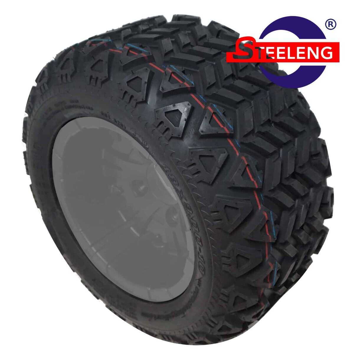 All Terrain DOT Approved Tire for Off-Road Utility Carts.