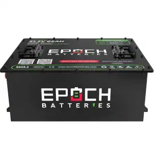 Battery pack for electric golf carts with high capacity LiFePO4 cells.