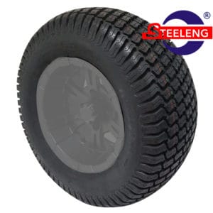 Steeleng 23" x 10.5" x 12" turf tire for carts and utility vehicles.