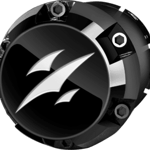 Alternative view of SGC 14″ Hornet Glossy Black Wheel – Aluminum Alloy
