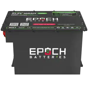 High-capacity 48V 105Ah LiFePO4 golf cart battery for reliable performance.