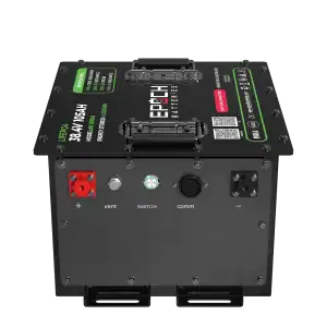 Epoch 36V 105Ah LiFePO4 golf cart battery complete kit for reliable power.