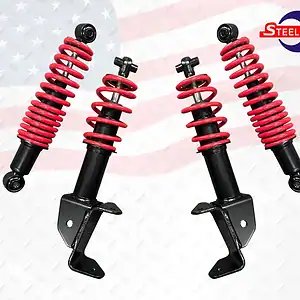 Shock Absorbers with Coils for Yamaha G29 golf cart suspension system.
