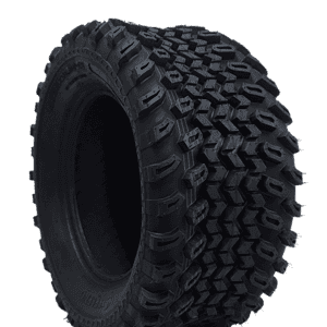 Durable all terrain tire for off-road vehicles, 23-inch size.