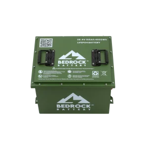 Bedrock 36V 105Ah Lithium golf cart battery for conversion kits.