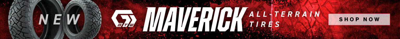 GTW Maverick all-terrain tires promotional banner