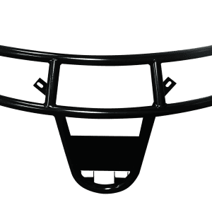 Black metal double-bar front bumper guard