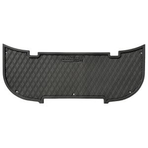 Heavy-duty rubber mat for custom golf carts and utility vehicles.