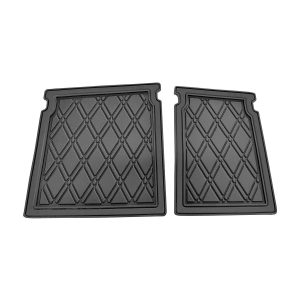 Rubber mats designed for custom carts, providing slip resistance and durability for various applicat.