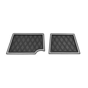 Custom rubber floor mats for SAS Custom Carts, durable and slip-resistant.