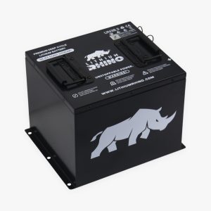 High-capacity lithium battery for electric carts, ideal for golf carts, utility vehicles, and custom.