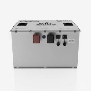 Battery management system with control panel for custom carts and electric vehicle applications.