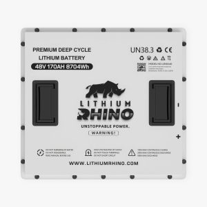 Lithium battery for electric vehicles, golf carts, and solar power systems. High capacity 48V 170Ah.